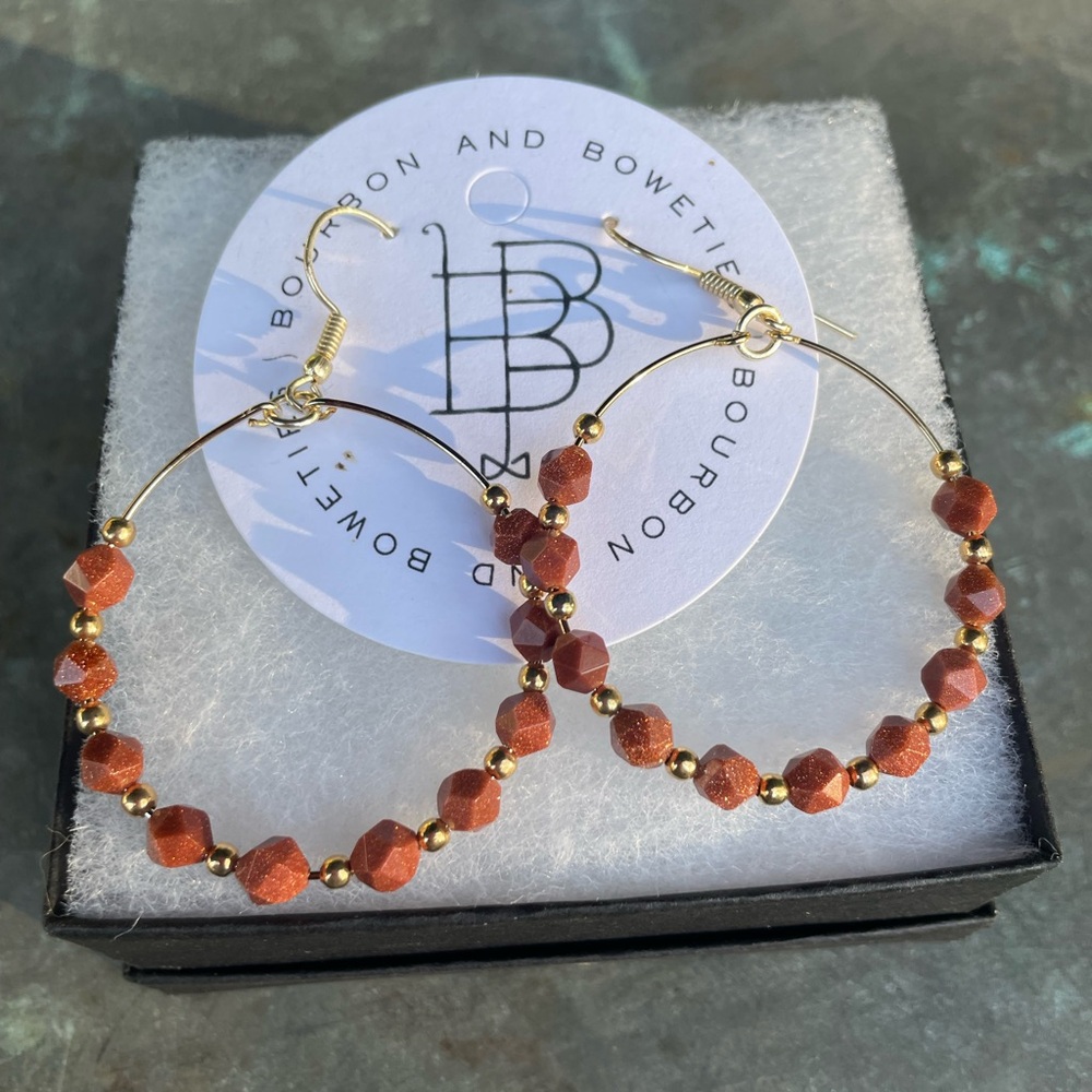 Bourbon and Boweties earrings